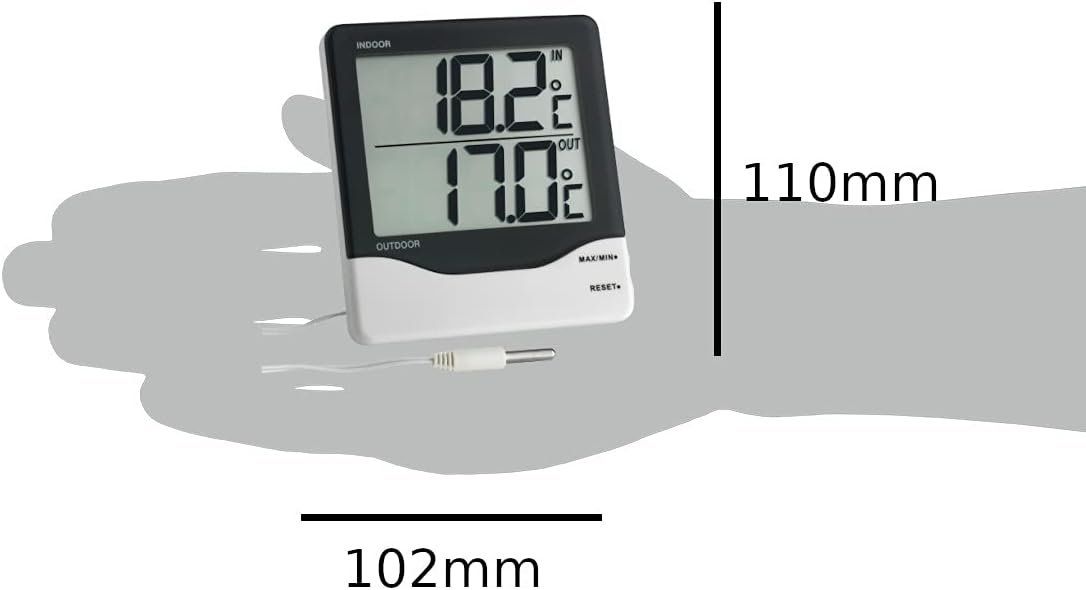 Altro per la casa: TFA Dostmann Digital Innen + Aussen Thermometer + 3m Kabel – Usato da Bischofszell venduto da froggyfrogger 6