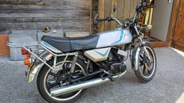 Motorrad Yamaha RD 125 silber gebraucht in gutem Zustand