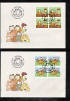 2014 FDC 4er Garfield aus ABO