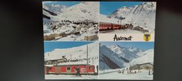 Alte AK, Bahn, Andermatt, Winter 1984, Rarität!