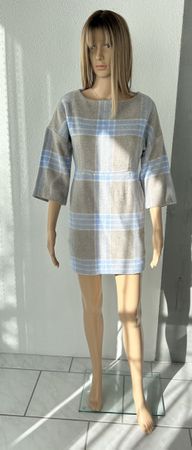 Vintage Inspired Checkered Mini Dress - Size Small