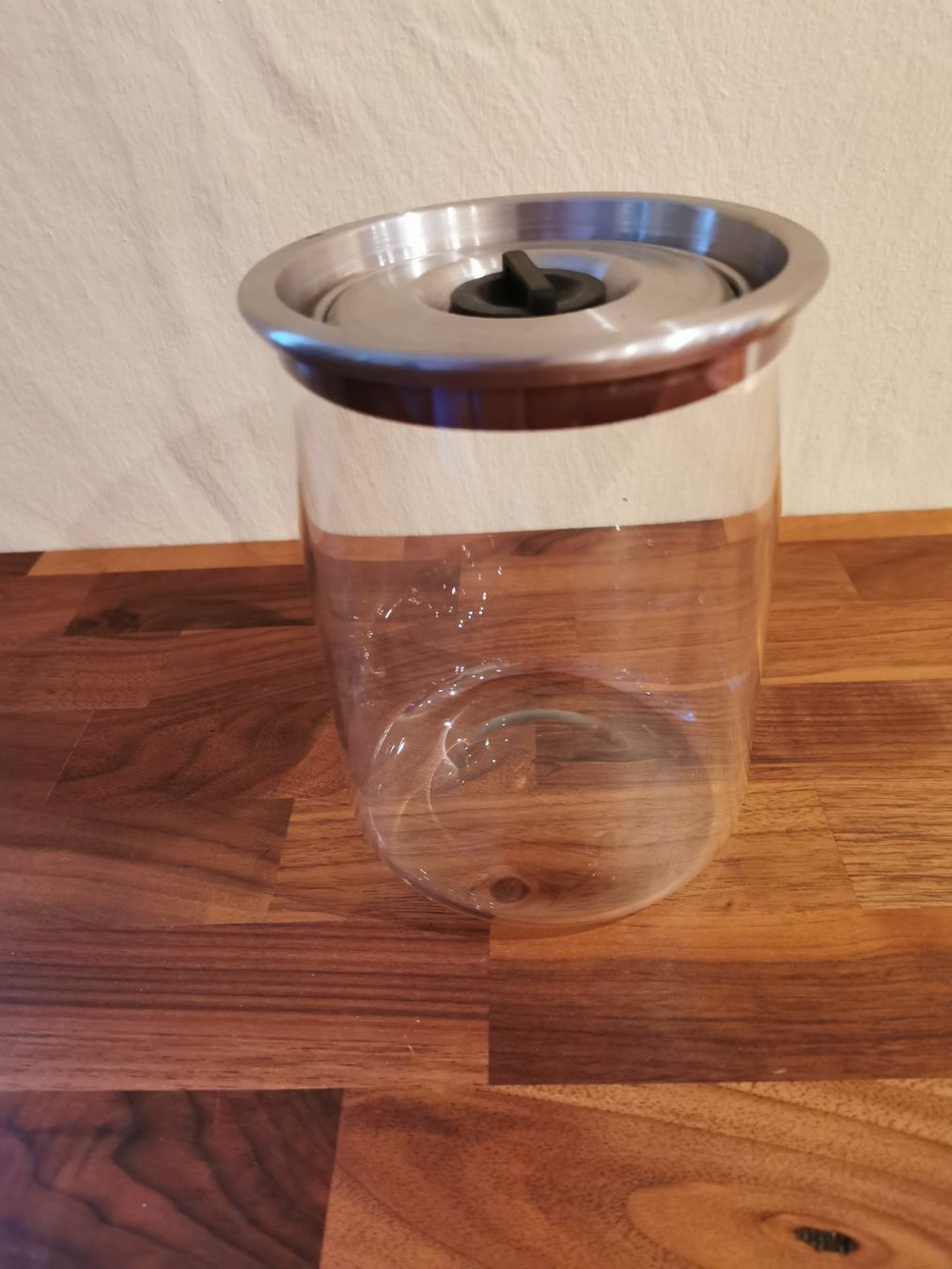 Behälter & Ähnliches: Glasbehälter / Vorratsglas / Vorratsdose mit Edelstahldeckel – Gebraucht aus Boniswil von Totomat-Lady2