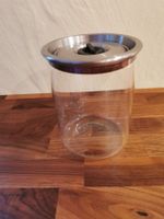 Glasbehälter / Vorratsglas / Vorratsdose mit Edelstahldeckel