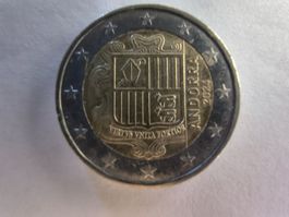Pièce 2 Euro Andorre 2024 TBE