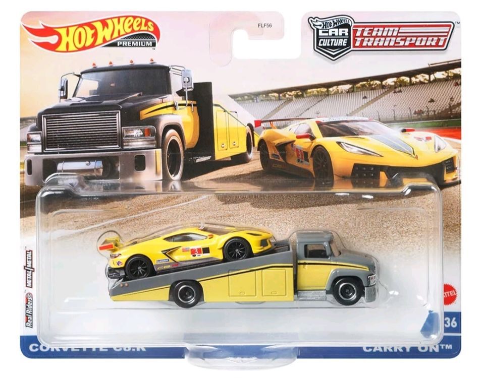 Hot Wheels Team Transport Corvette C8 R Neu OVP (Neu und