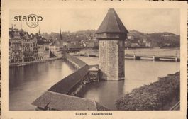 TOP_AK Luzern mit Kapellbrücke