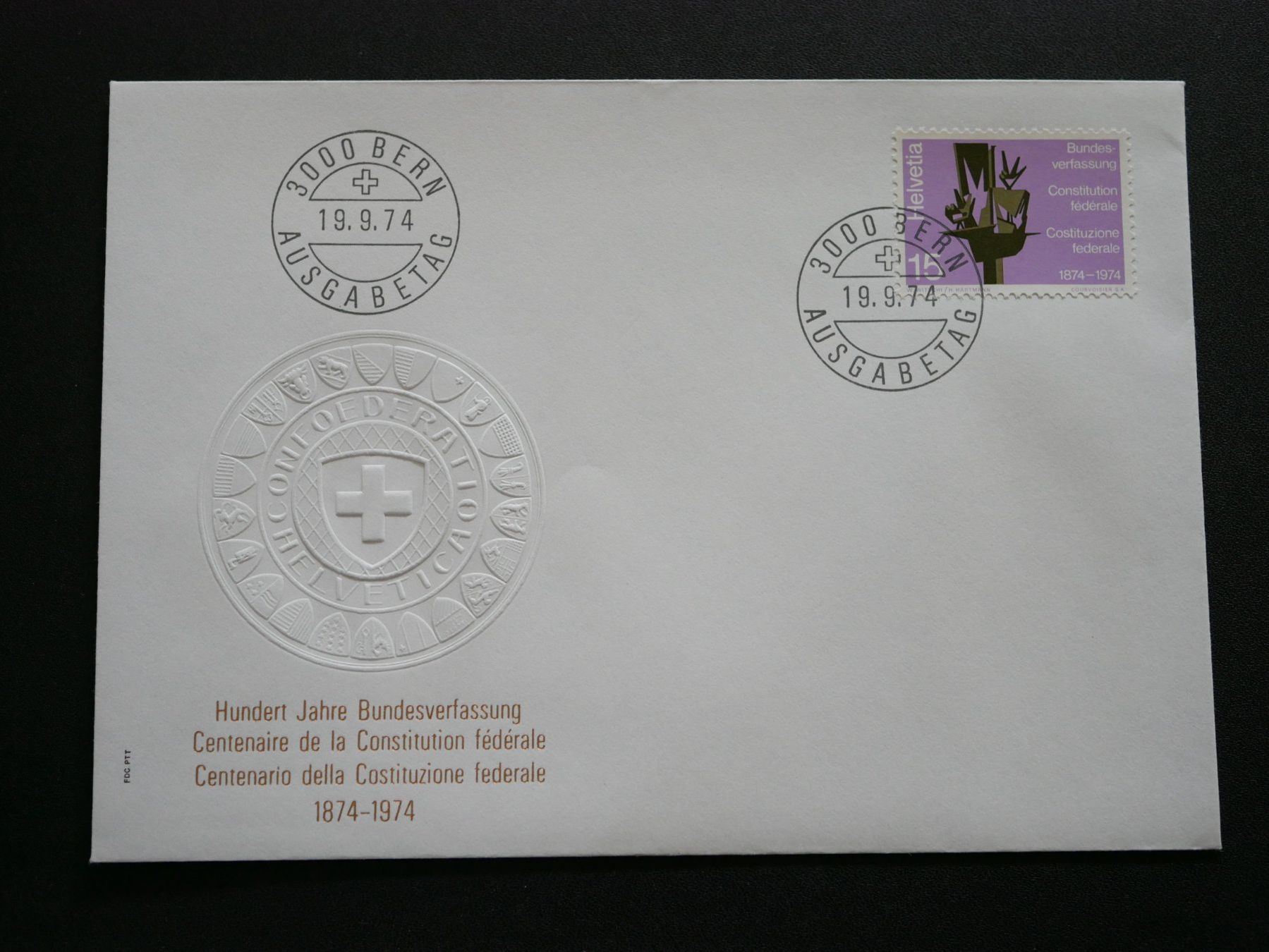 Tutti i francobolli: Ersttagsbrief 19.09.1974 ***TOP*** – Nuovo (secondo la descrizione) da Kreuzlingen venduto da kar_kj82