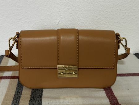 Seidenfelt Handtasche Braun, neuwertig, Top Zustand!