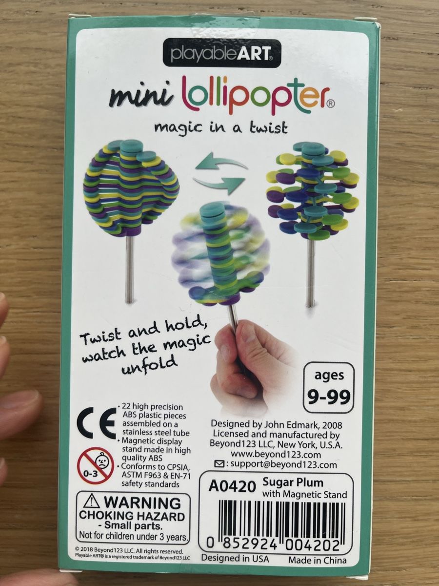 Giocattoli: Mini Lollipopter Playable Art jouet – Nuovo (secondo la descrizione) da Champlan venduto da Cjayretro 1