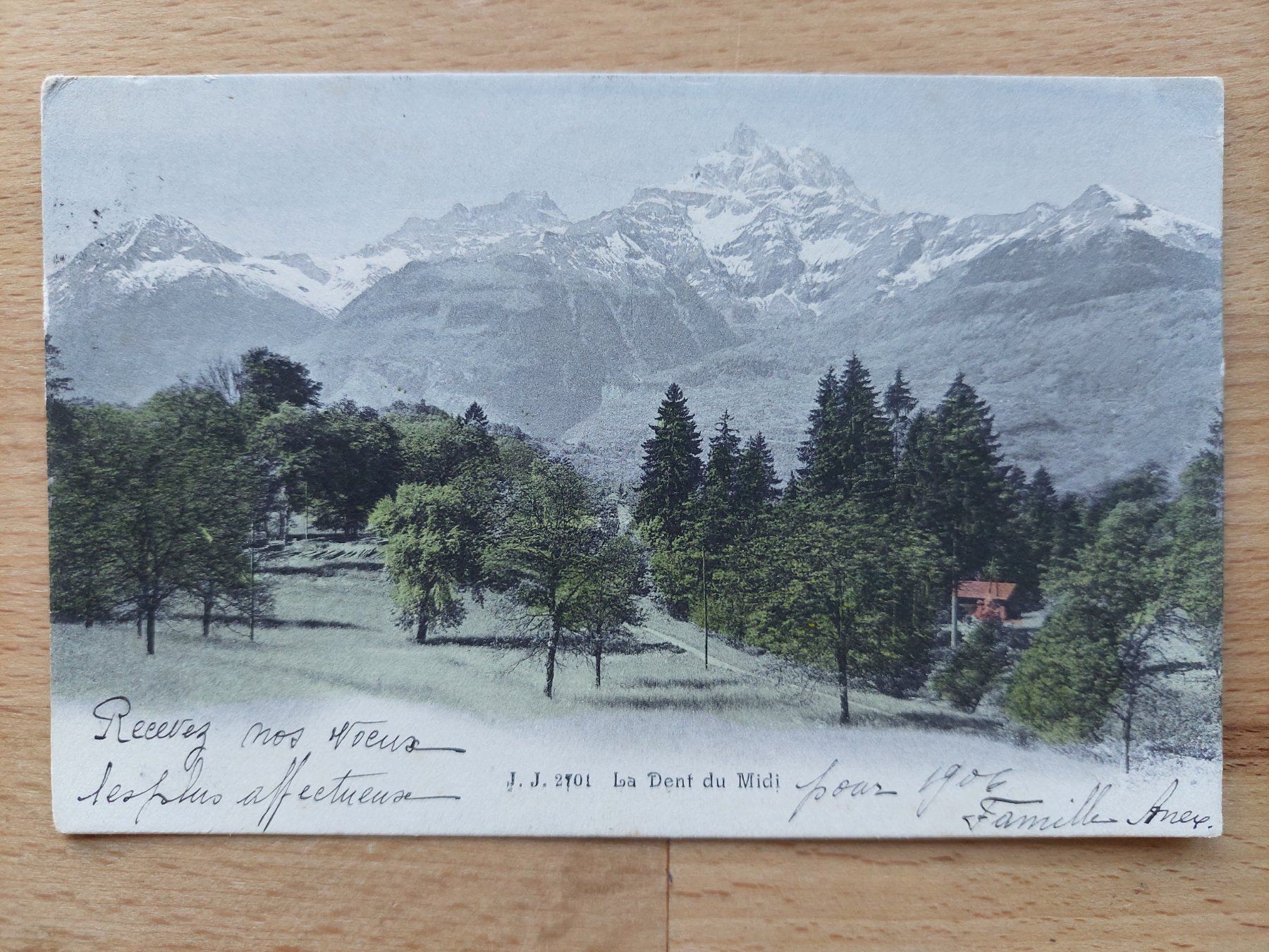 Cartoline postali: AK La Dent du Midi – Usato da Obfelden venduto da Foto_Bild_Kunst_Buch