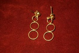 Schöne Ohrringe in Gelbgold (750)