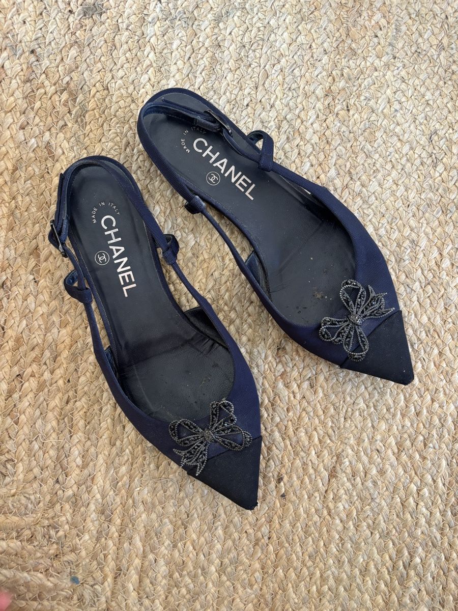 Chanel Scarpe da donna: Chanel Sling Backs 38 – Usato da Zürich venduto da Salomej011