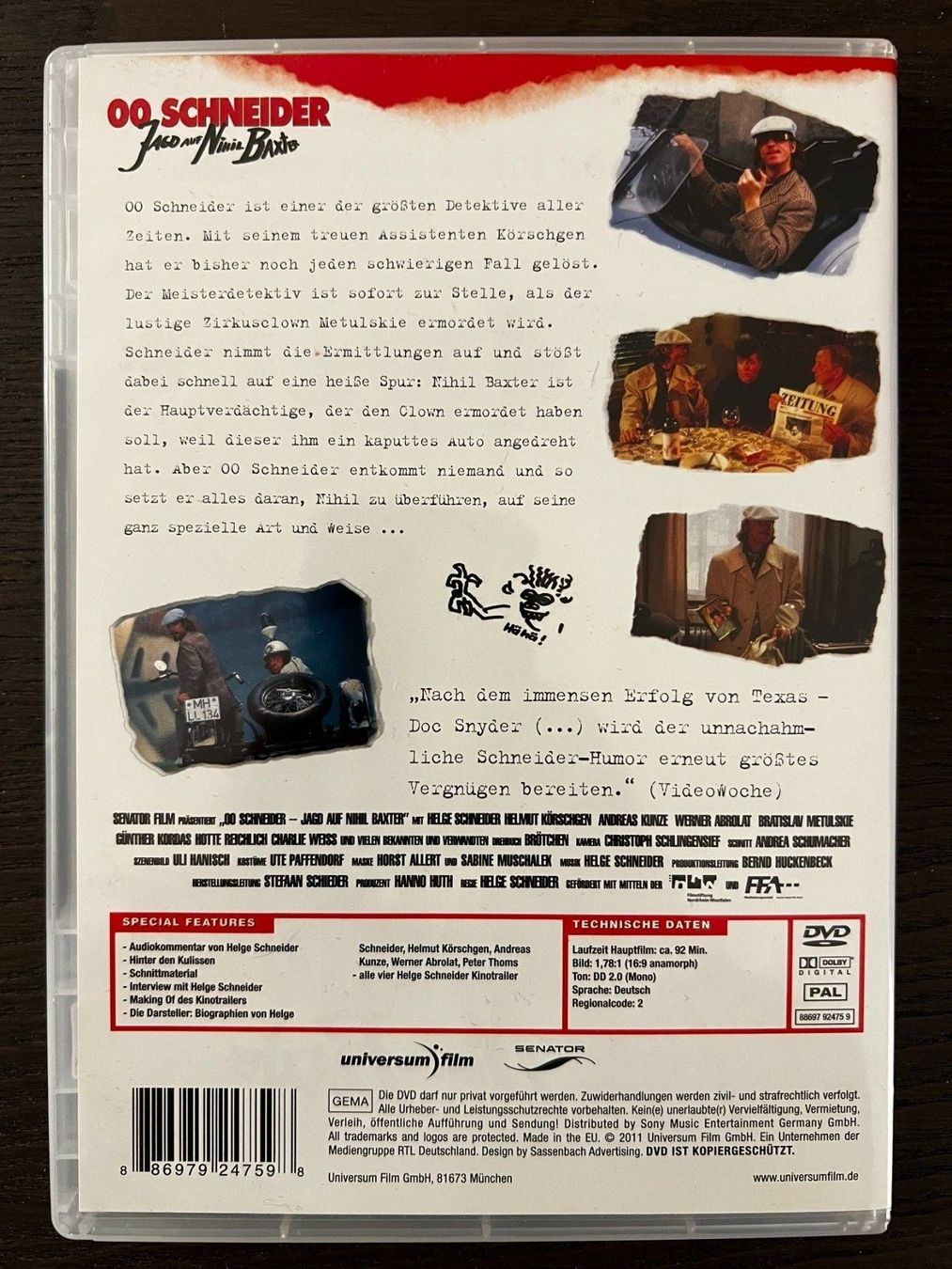 Alle DVDs: Helge Schneider: 00 Schneider – Gebraucht aus Zürich von FilmFreunde 1
