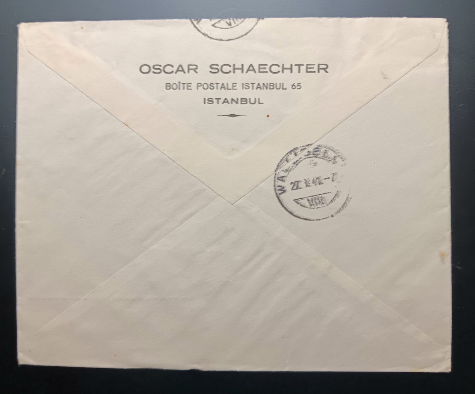 Alle Briefmarken: Türkei, Einschreibebrief nach Wallisellen 1941 – Gebraucht aus Holderbank AG von DINOS-PHILA 1