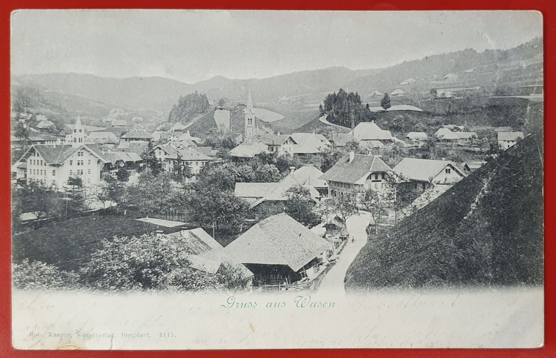 Ansichtskarten: Gruss aus Wasen 1903 – Gebraucht aus Kreuzlingen von Rschweiz1