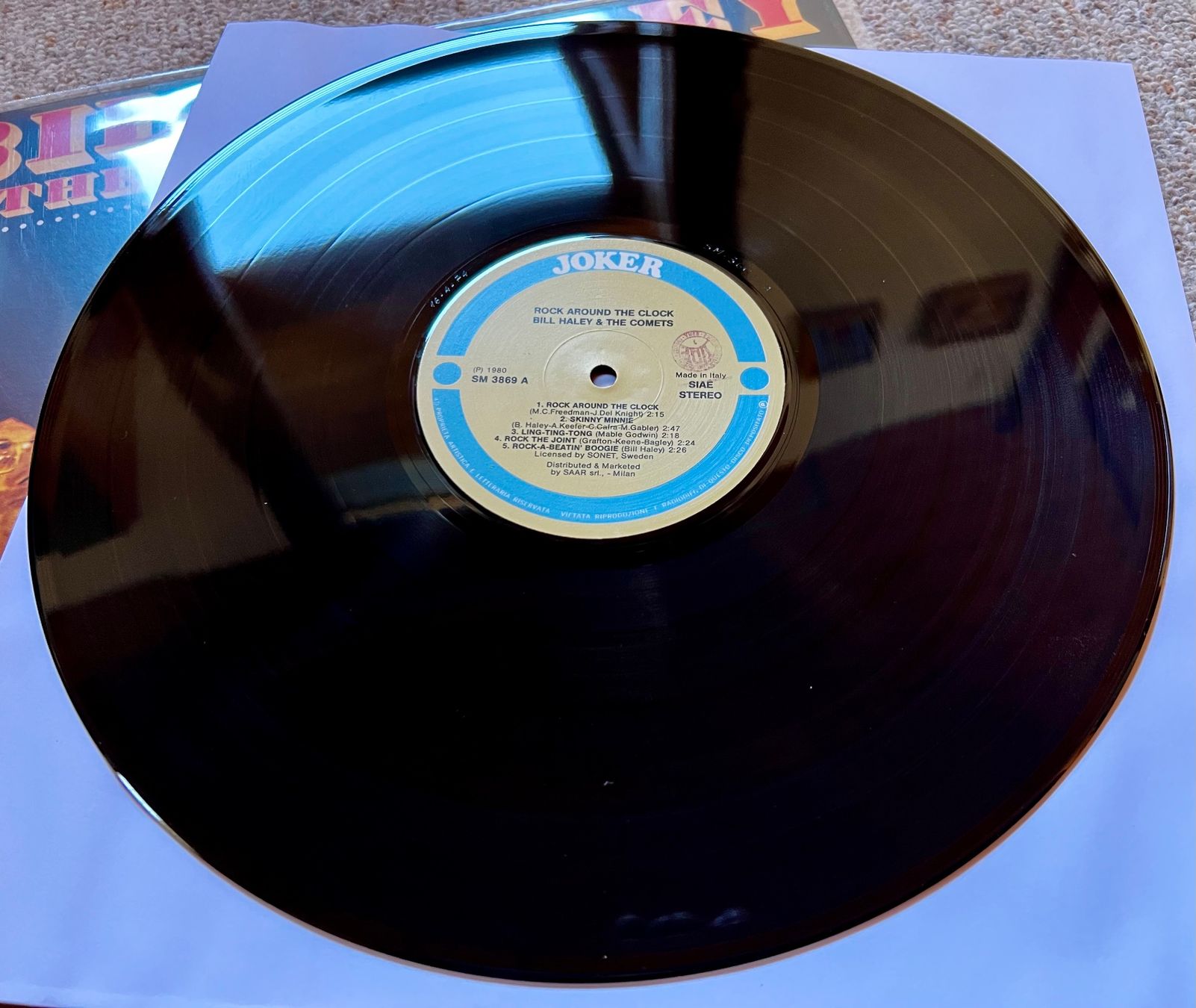 Dischi in vinile: Bill Haley & The Comets Rock Around The Clock LP GEWASCHEN – Usato da Unterseen venduto da vinylmore 1