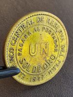  1 Sol de Oro 1947 Peruanischer Münze 