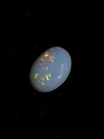 Australian *WHITE OPAL* Multicolor 0.8ct