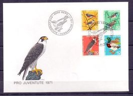 CH FDC Pro Juventute Satz 1971