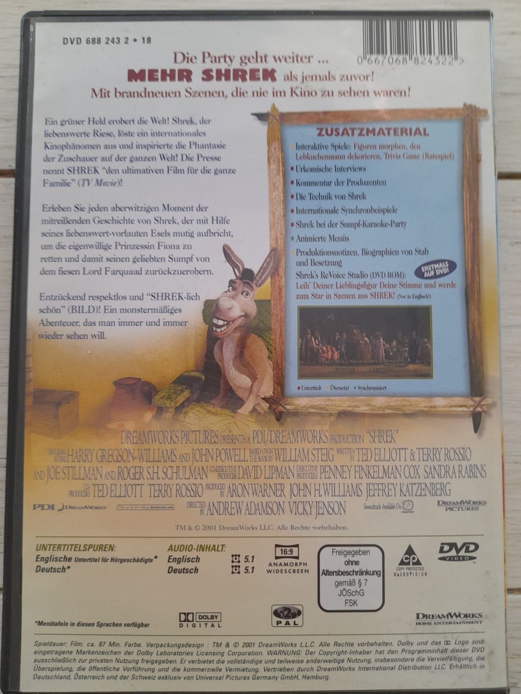 Alle DVDs: DVD Shrek - Der tollkühne Held – Gebraucht aus Eiken von Lashar 1