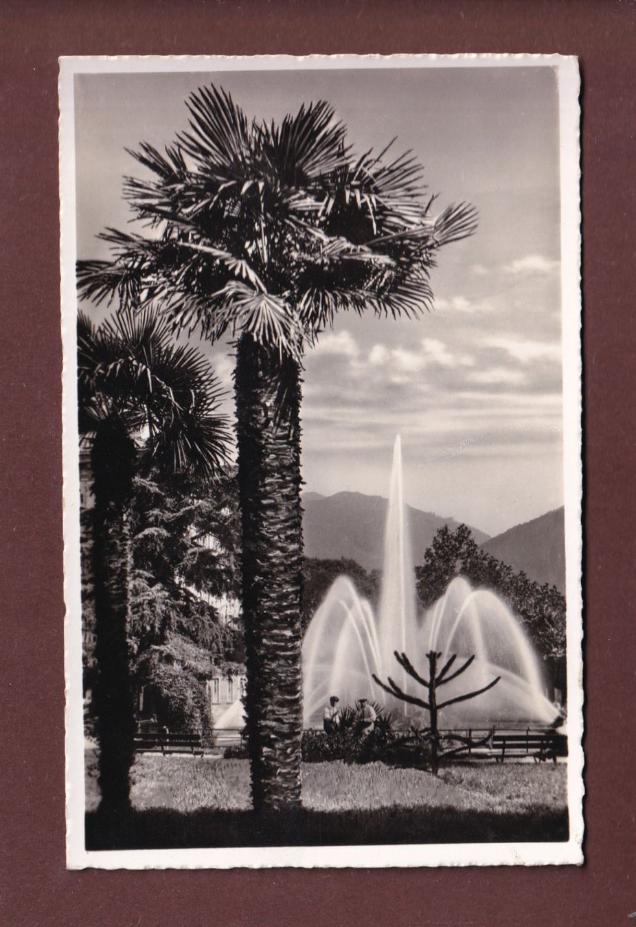 Ansichtskarten: LUGANO - Giardini pubblici – Gebraucht aus Pully von nicecards-shop