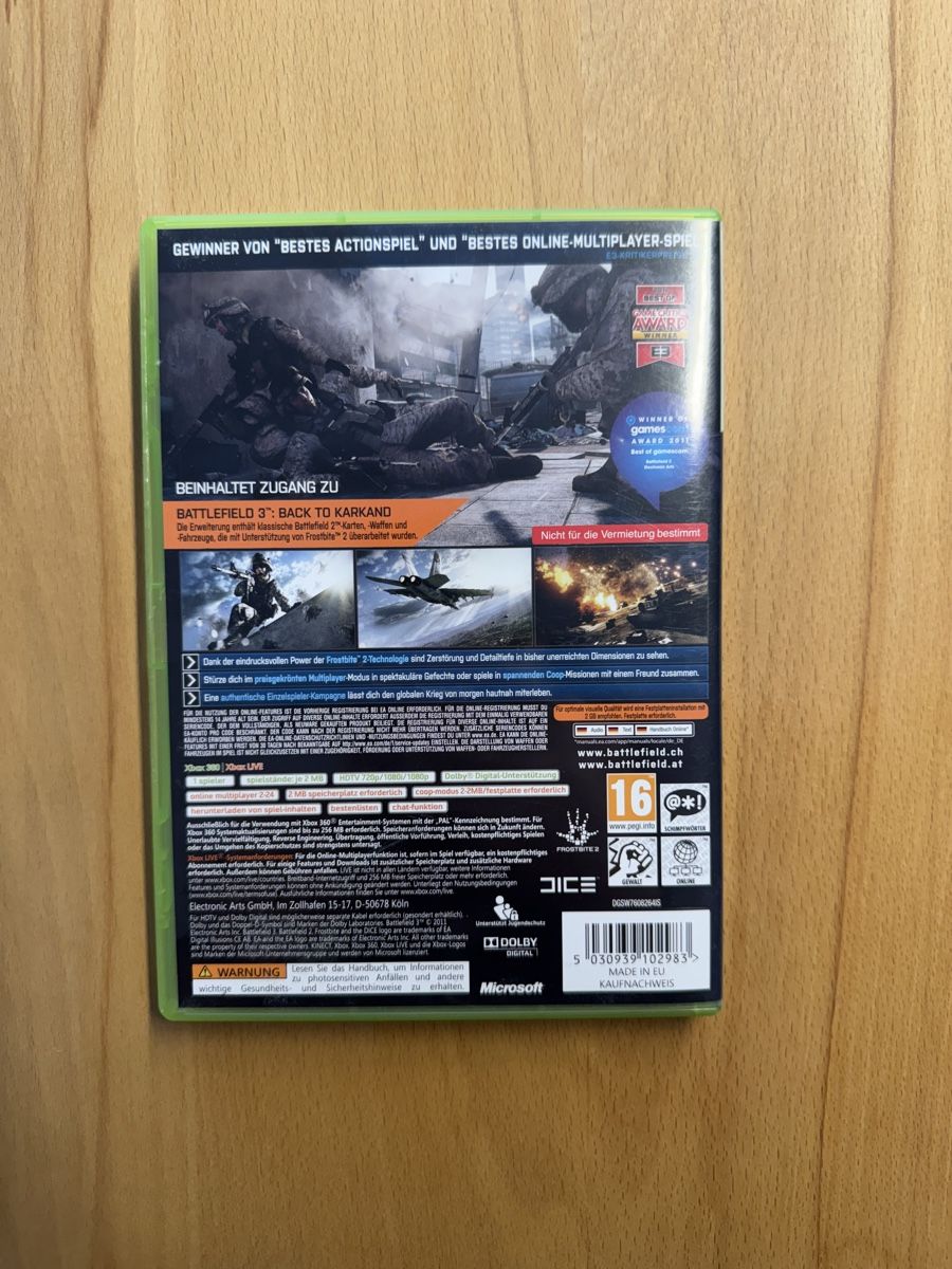 Giochi: Battlefield 3 Limited Edition - Xbox 360 – Usato da Wil SG venduto da eid_m7ks 3