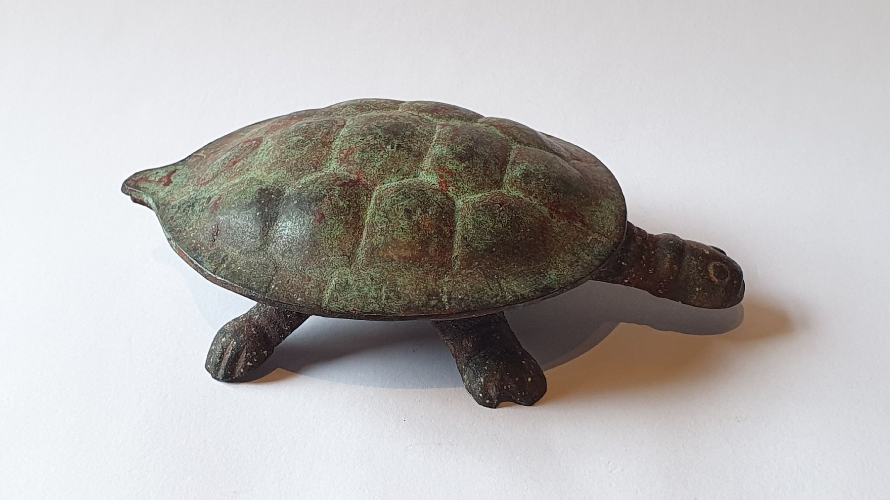 Statuette: Schildkröte aus Metall – Usato da Dürnten venduto da stefanverkauft 1
