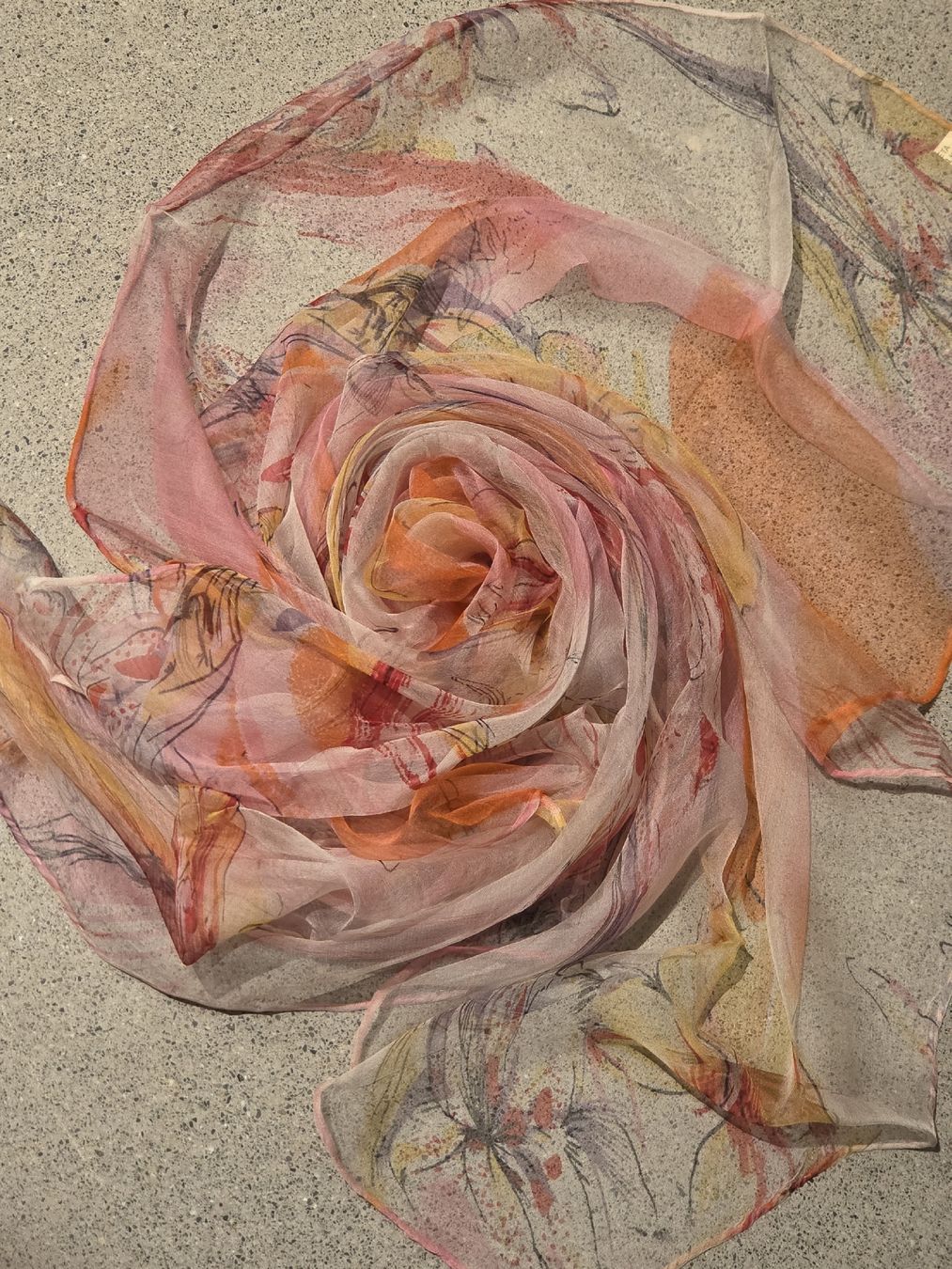 Foulard & Sciarpe: Seidenschal, 80 x 150 cm – Nuovo e nell'imballaggio originale da Frauenfeld venduto da Schenken-mit-Herz