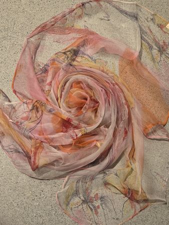 Seidenschal, 80 x 150 cm