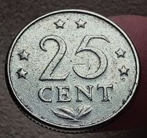 NIEDERLÄNDISCHE ANTILLEN 25 CENTS 1970 *RAR*
