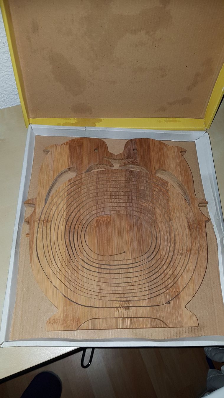 Ciotole: Delfin Früchtekörbchen Holz neu – Nuovo e nell'imballaggio originale da Samstagern venduto da Bladetigi 2