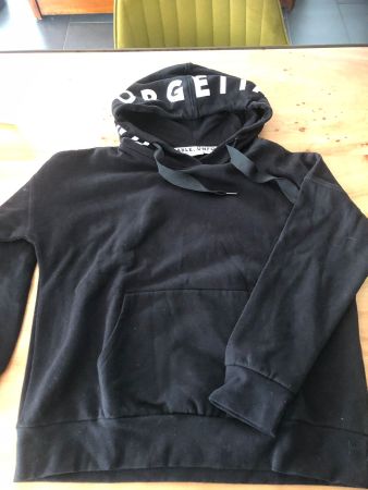 Schwarzer Hoodie Gr. L/44/46 "Unforgettable" Top Zustand