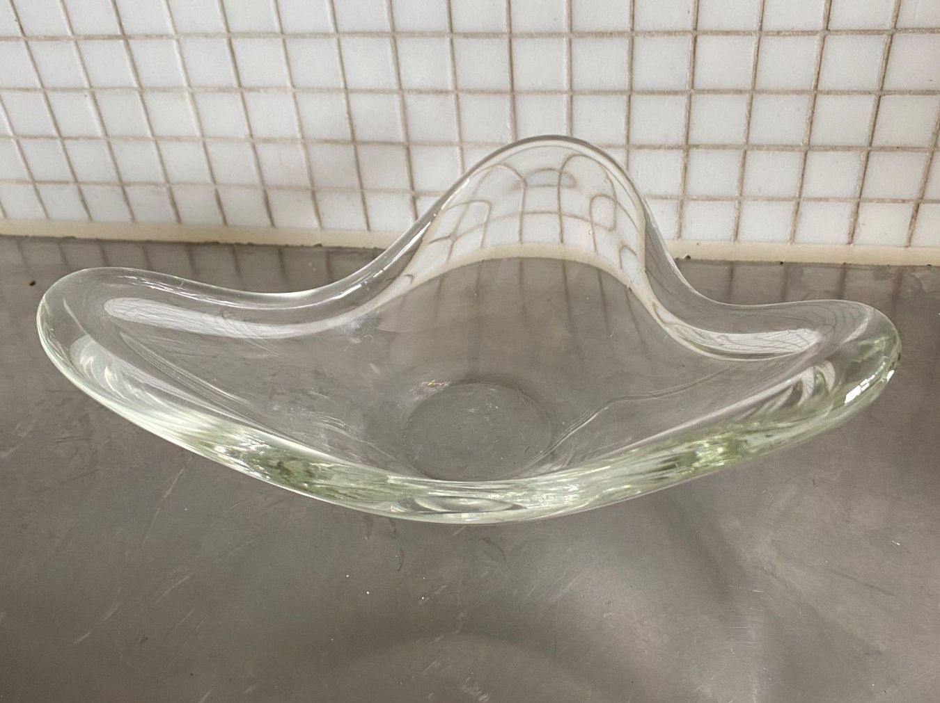 Holmegaard Ciotole: MCM PER LUTKEN Biomorphe Schale Holmegaard Denmark Denmark – Usato da Solothurn venduto da BORGHAGEN