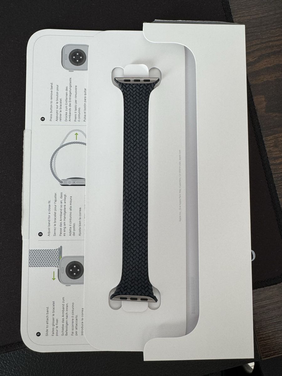 Apple Bracciali & Braccialetti: Apple Watch Anchor Blue Braided Solo Loop – Nuovo (secondo la descrizione) da Glattbrugg venduto da mat_9wyp 1