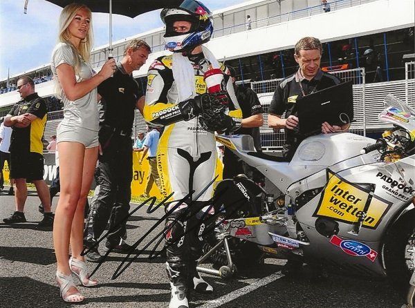 Autografi: Autogramm Tom Lüthi Jerez 2010 – Usato da Solothurn venduto da F1shop1