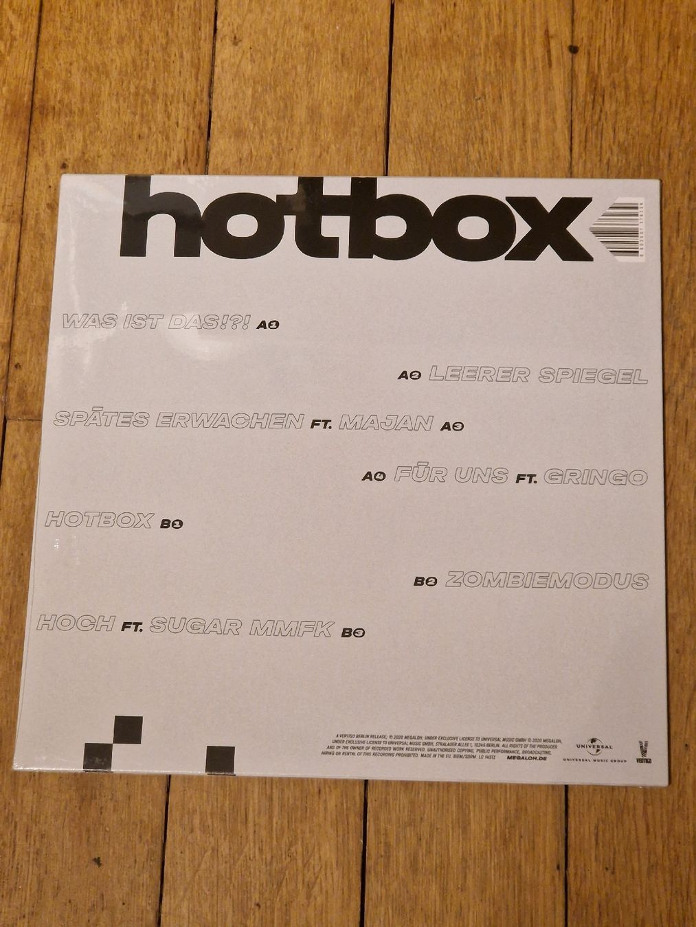 Dischi in vinile: Megaloh : Hotbox Vinyl – Nuovo e nell'imballaggio originale da Sarmenstorf venduto da KCheong 1