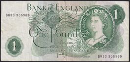England 1 Pound 1970