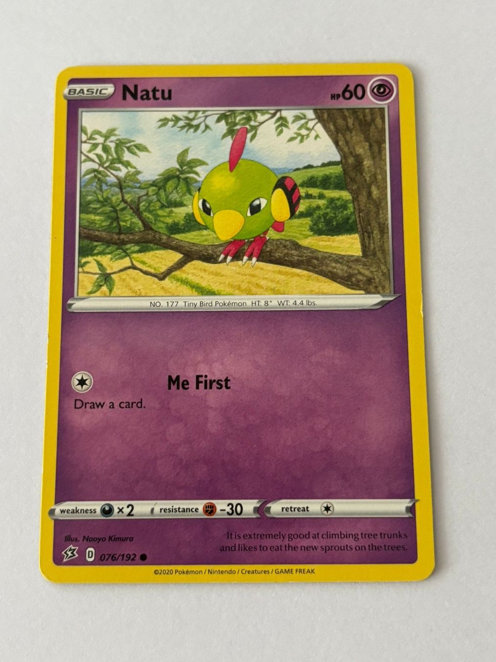 Pokémon Carte collezionabili: Pokemon-Karte Natu 076/192 – Usato da Herisau venduto da Seyashop1