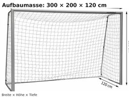 HUDORA Fussballtor Expert 300 - 76935 – 300 × 200 × 120 cm