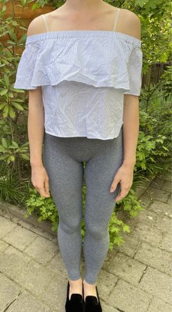 Tally Weijl Camicetta -cotone ighe Azzurre Tg S/M- Estate