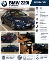BMW série 2 coupé 220i luxury pack