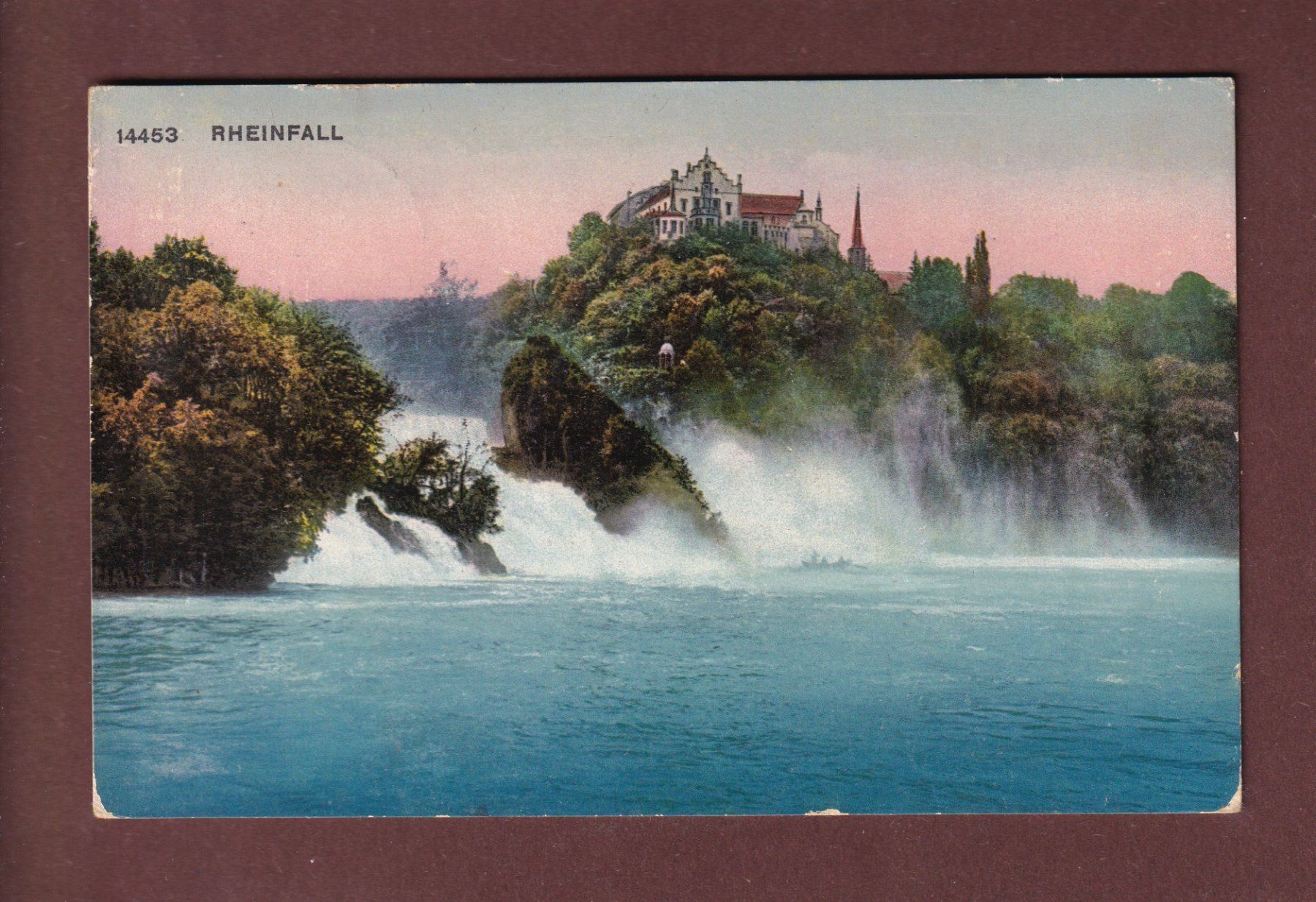 Cartoline postali: RHEINFALL - 1914 – Usato da Pully venduto da nicecards-shop