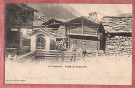 Le Châtelard bei Finhaut - Route de Chamonix - animée - 1903