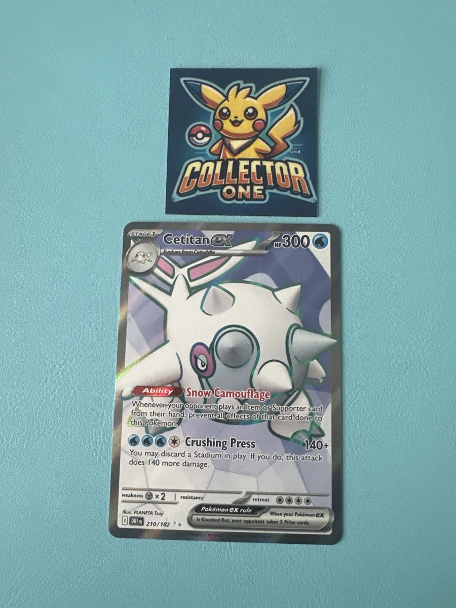 Pokémon Carte collezionabili: Pokemon Cetitan 210/182 Mega Evolution Fullart – Nuovo (secondo la descrizione) da Lommiswil venduto da CollectorOne