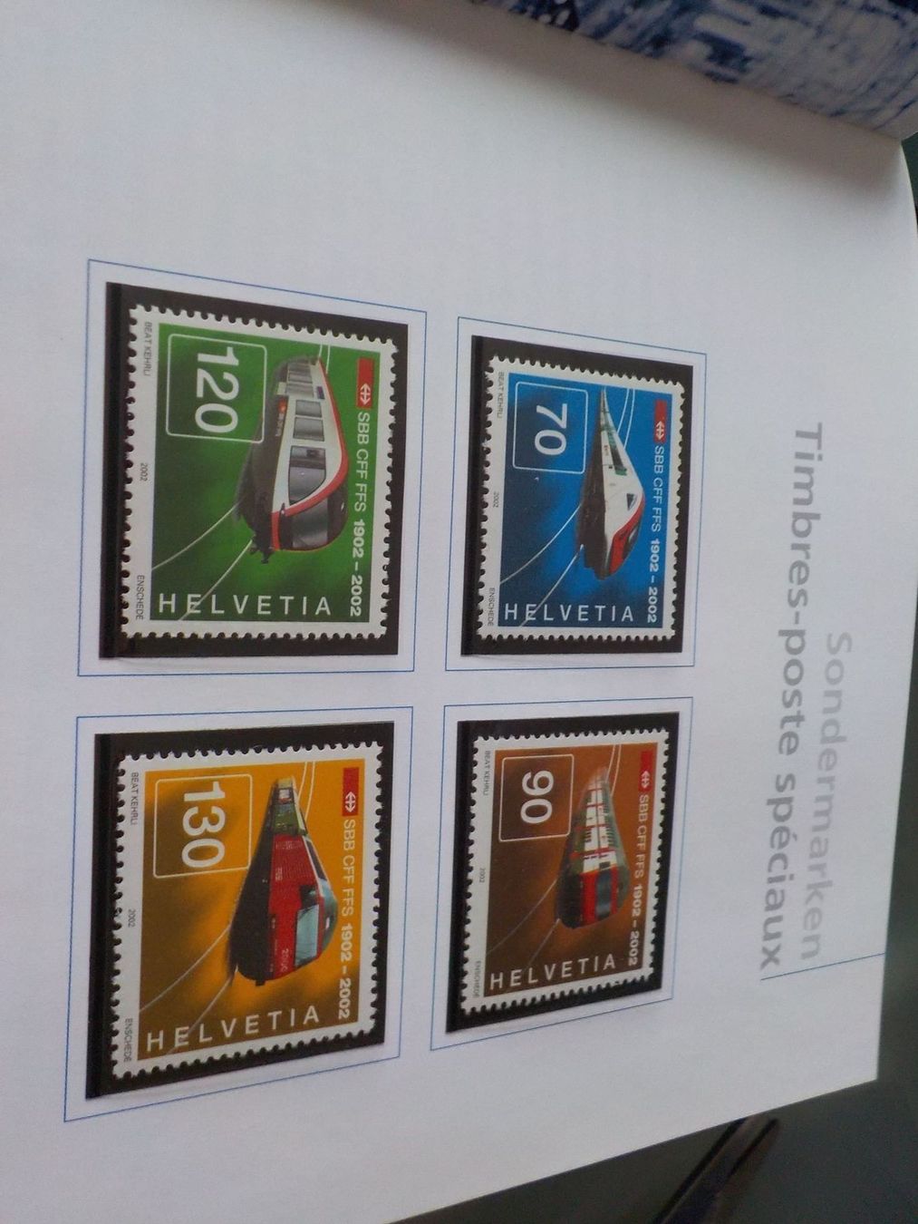 Tutti i francobolli: 2002, Amtliche Ausgabe PTT – Nuovo (secondo la descrizione) da Muri b. Bern venduto da Ricardoverkauf 1
