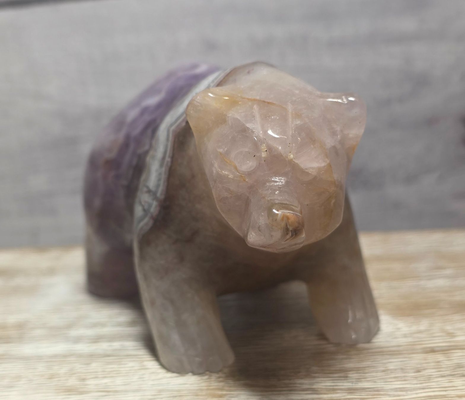 Minerali & Pietre curative: Amethyst-Achat Eisbär 568g – Nuovo e nell'imballaggio originale da Matzingen venduto da Shay_Crystalz 3