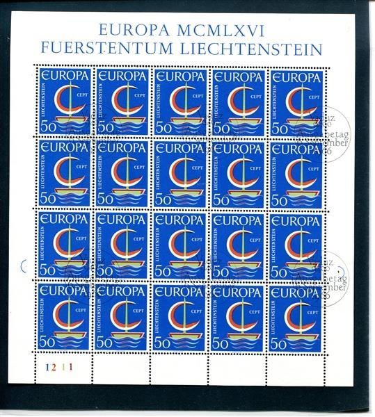 Tutti i francobolli: 1966 EUROPA Bogen mit braunen Wellen – Usato da Winterthur venduto da Kyoung