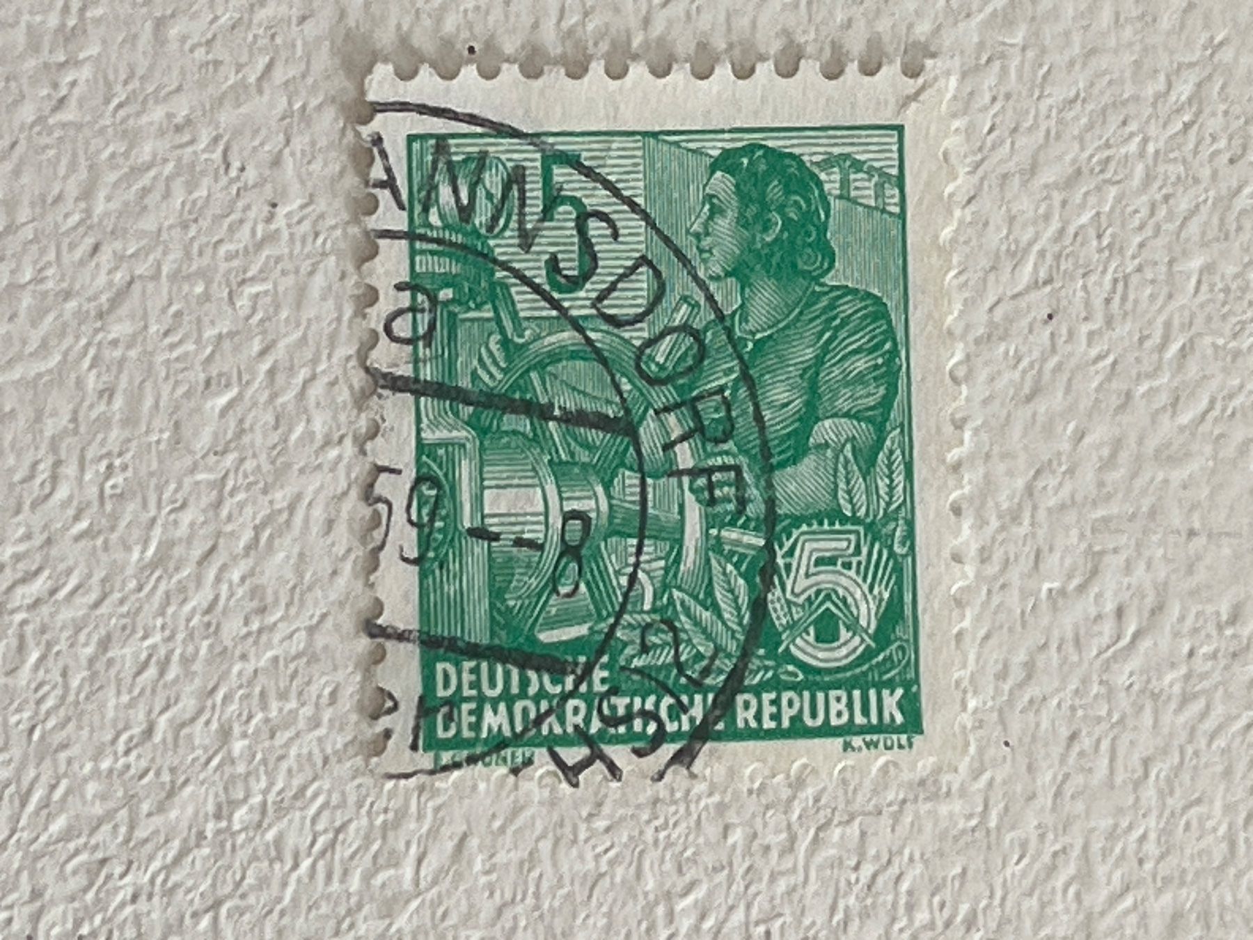Alle Briefmarken: DDR Briefmarken (Gratis-Versand) – Gebraucht aus Chiasso von AzenYa