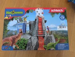 Schleich Dinosaurs Vulkan 42564 Spielset guter Zustand