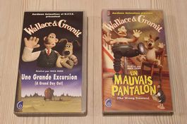 K7 vidéo VHS Wallace & Gromit
